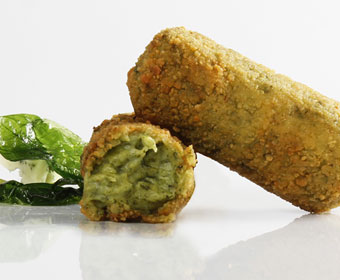 croquetaEspinacas&roquefort